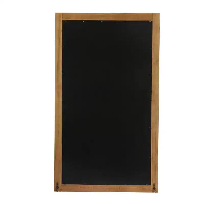 Miroir mural sculpté en bois avec perles 48 po x 28 po blanc - Olivia & May : Rectangulaire moderne en bois, aucun assemblage requis