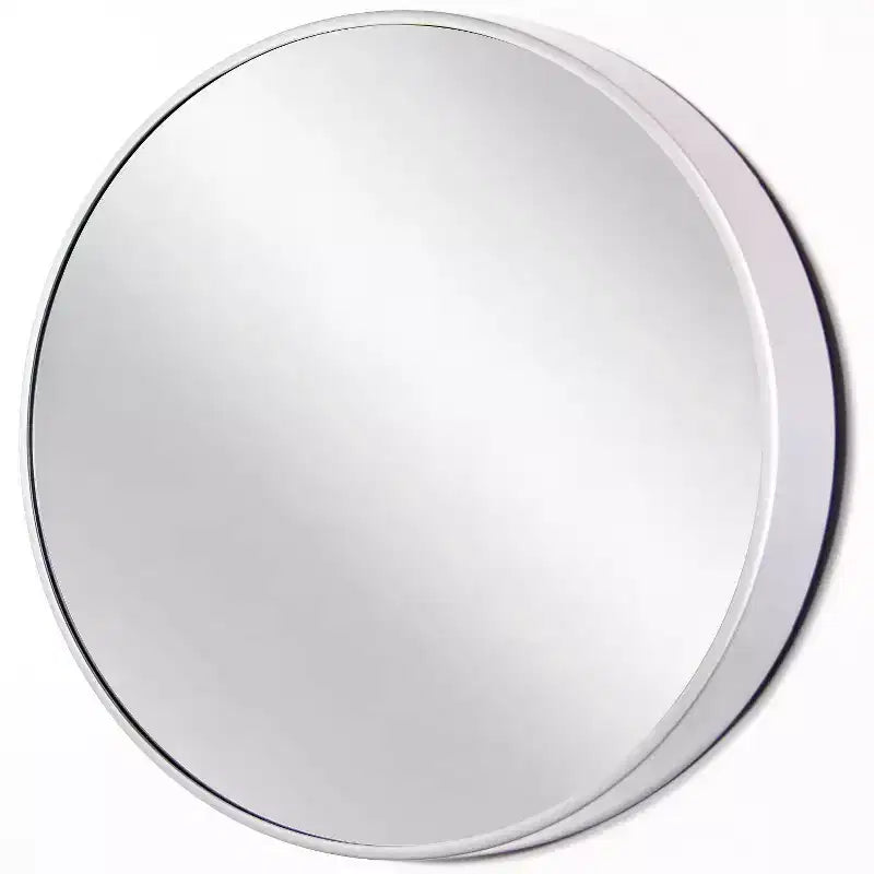 Miroir Mural Rond Argenté 21" Plata - Infinity Instruments : Moderne, Aucun Assemblage, Fixation Murale
