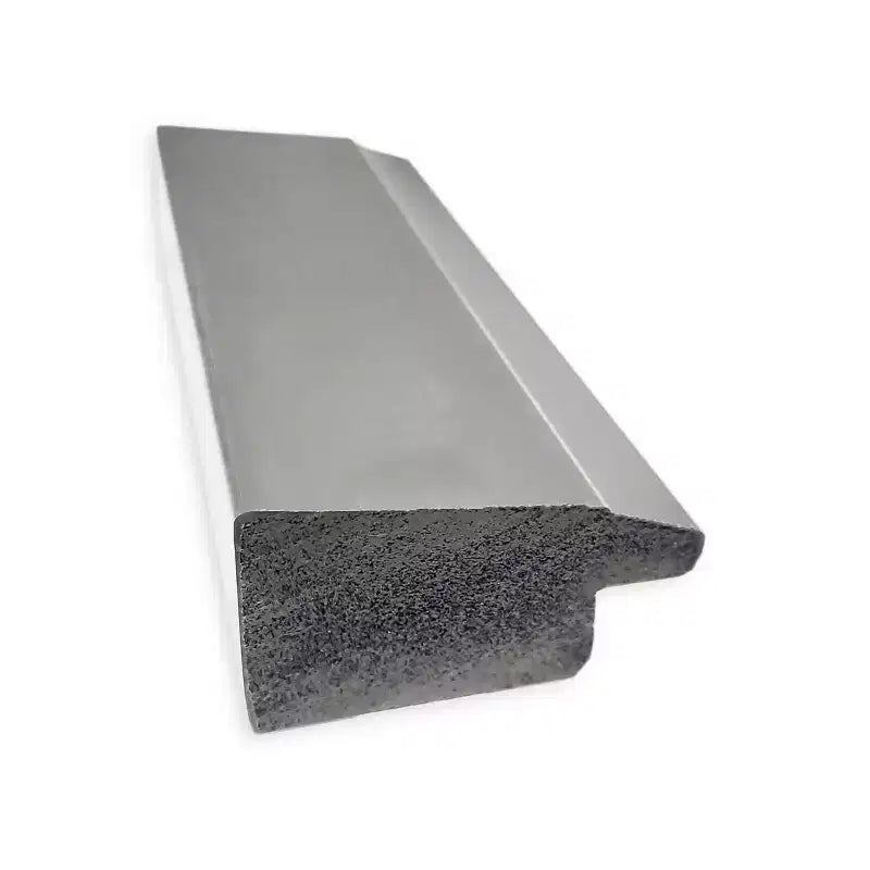 Miroir de porte Vista brossé encadré 17" x 51" nickel - Amanti Art : Cadre en polystyrène, aucun assemblage requis