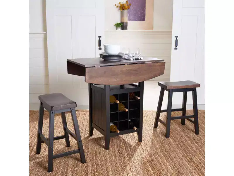 Ensemble de pub 3 pièces à abattant Casey - AMH8504 - Safavieh Couture