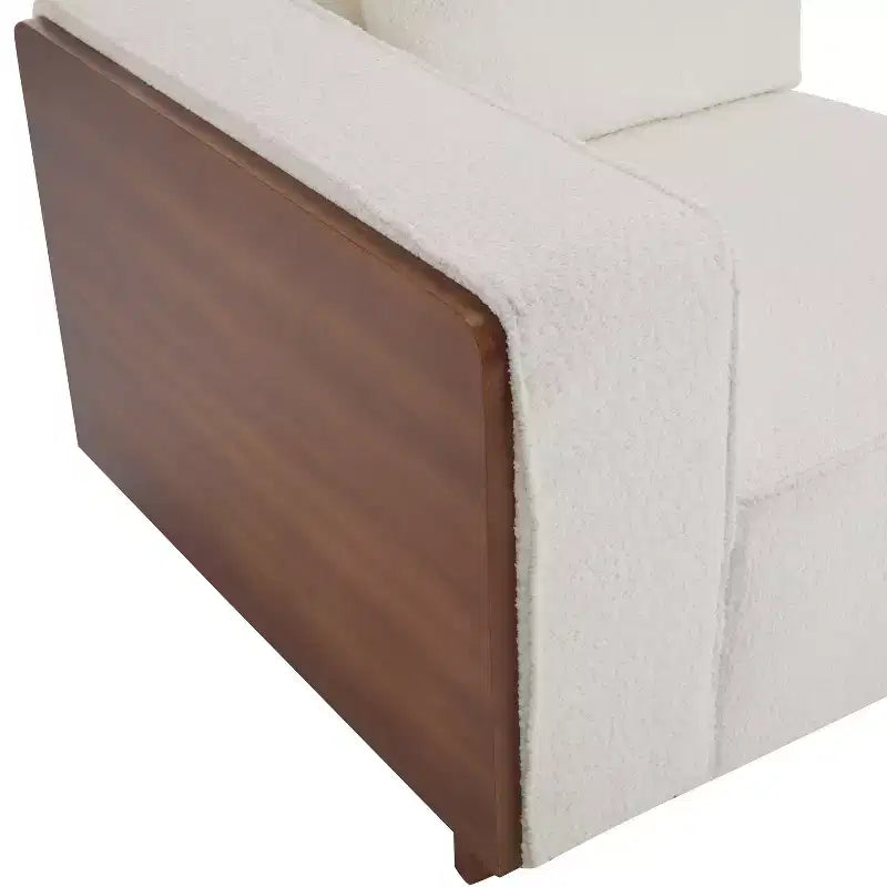 Christopher Knight Home Canapé d'angle en L rembourré Gianna avec oreillers, beige/marron