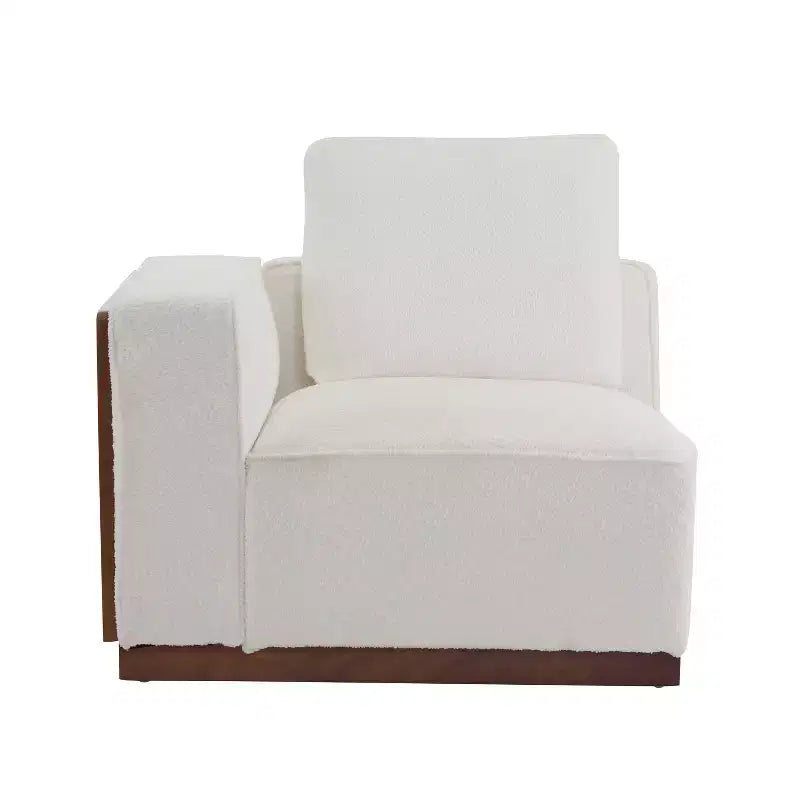 Christopher Knight Home Canapé d'angle en L rembourré Gianna avec oreillers, beige/marron