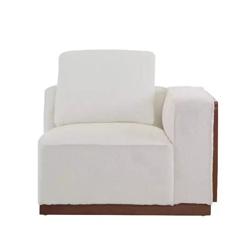 Christopher Knight Home Canapé d'angle en L rembourré Gianna avec oreillers, beige/marron