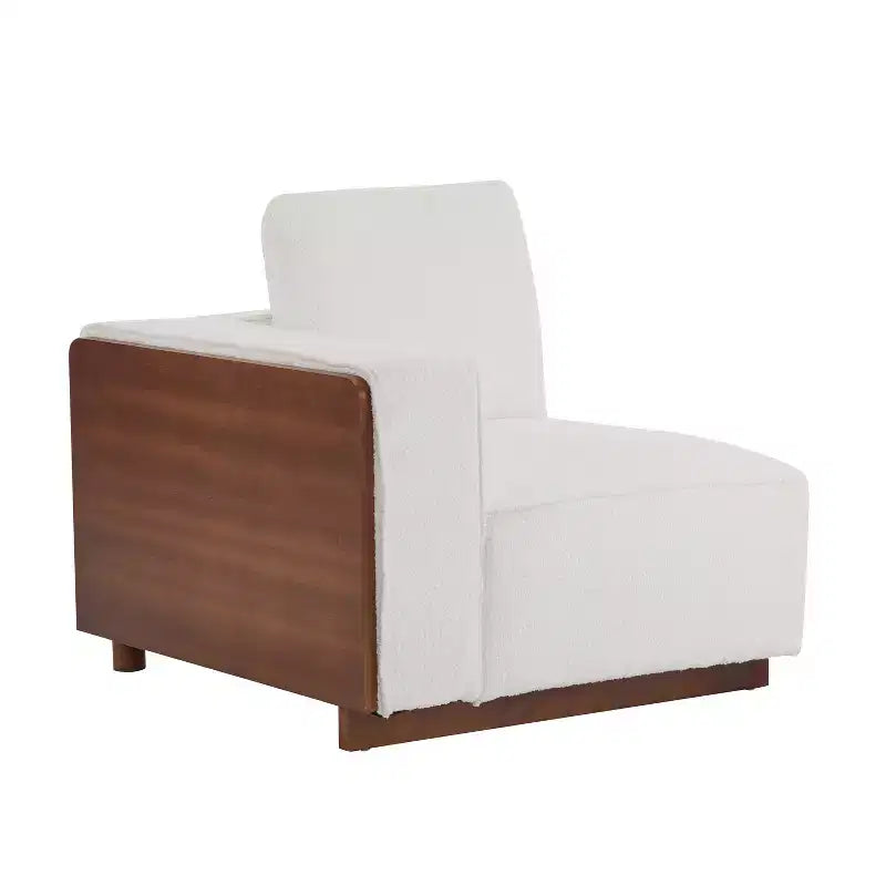 Christopher Knight Home Canapé d'angle en L rembourré Gianna avec oreillers, beige/marron