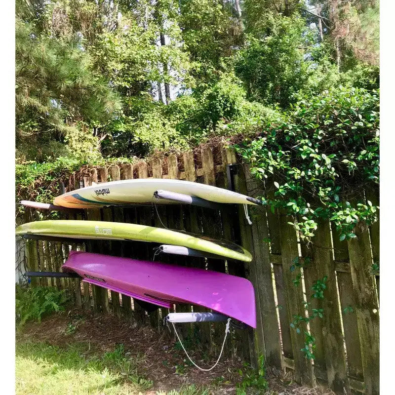 StoreYourBoard Sandbridge Rangement de planches de SUP et de surf | Support extérieur réglable | 4 niveaux