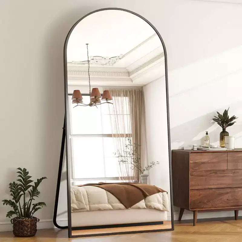 VETROVUE Grand miroir sur pied 76x180 cm Miroir arqué pleine longueur