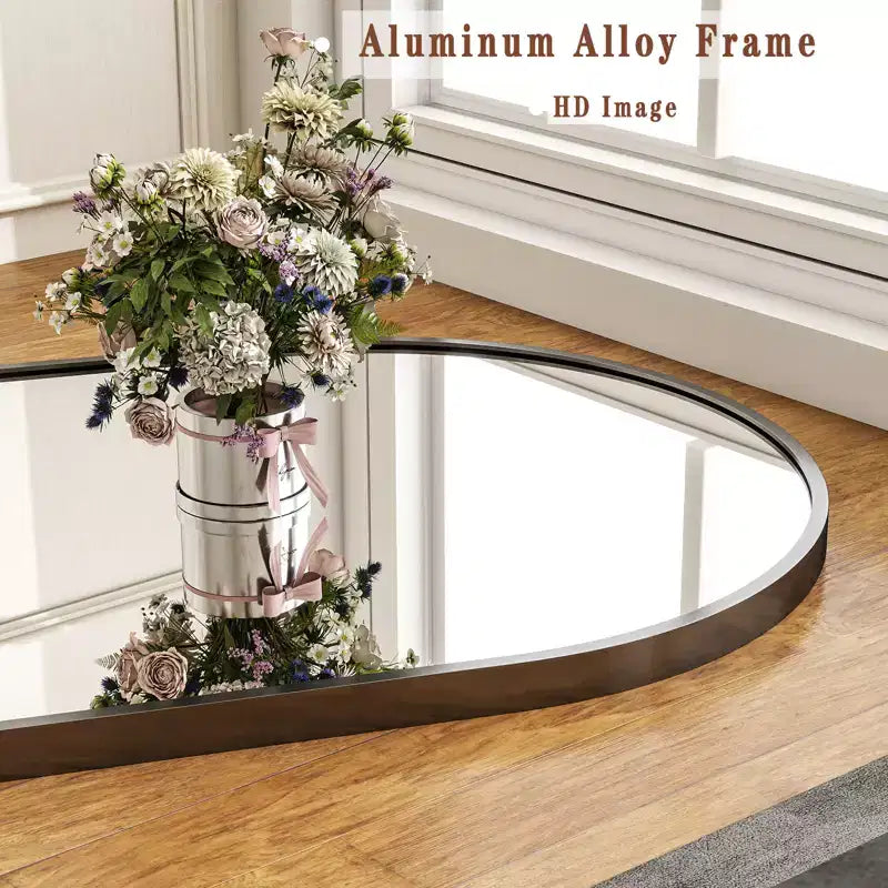 VETROVUE Grand miroir sur pied 76x180 cm Miroir arqué pleine longueur