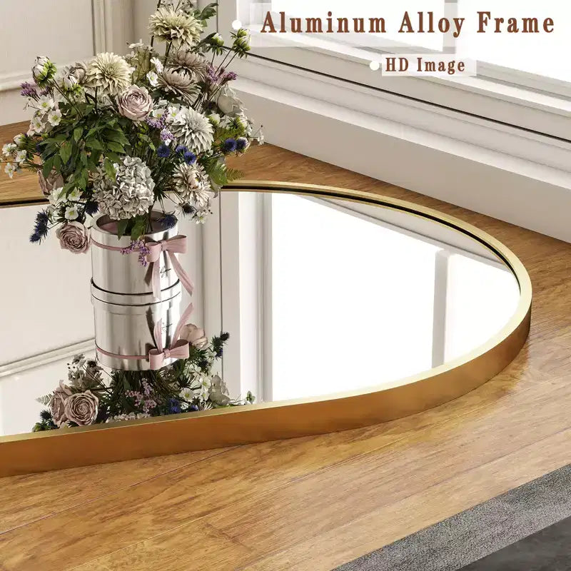 VETROVUE Grand miroir sur pied 76x180 cm Miroir arqué pleine longueur
