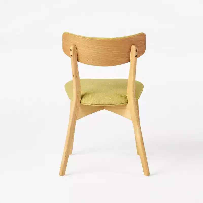 GDFStudio Chaises de salle à manger rembourrées Crystal en bois d'hévéa (Lot de 2)
