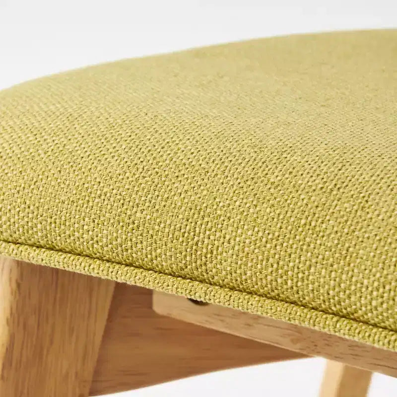 GDFStudio Chaises de salle à manger rembourrées Crystal en bois d'hévéa (Lot de 2)