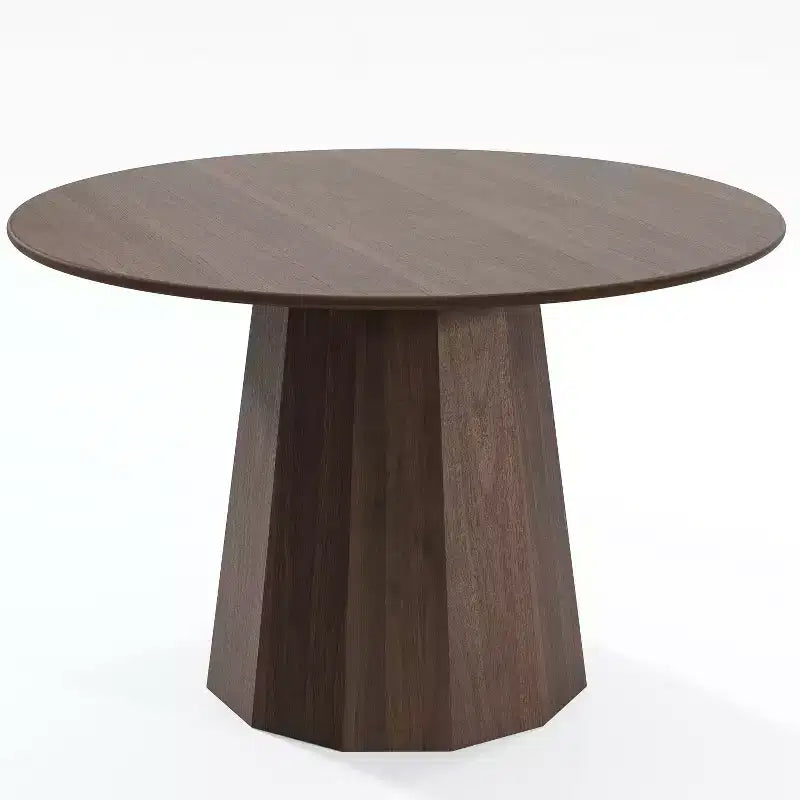 PexFix Table de salle à manger ronde en bois massif 46 Tables de cuisine