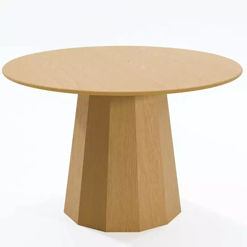 PexFix Table de salle à manger ronde en bois massif 46 Tables de cuisine