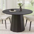 PexFix 46 Round Solid Wood Dining Table Kitchen Tables