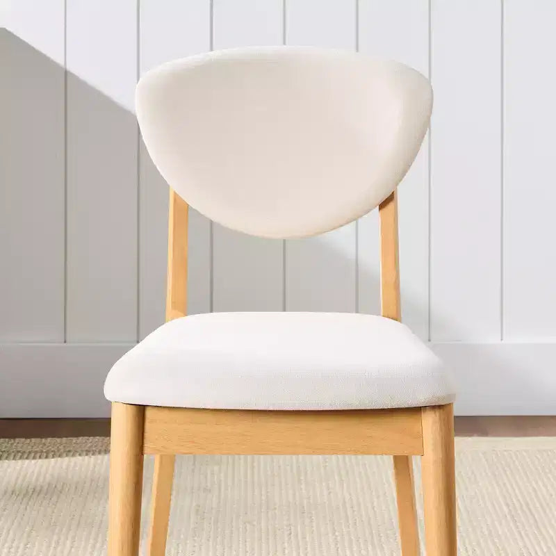 Ensemble de 2 chaises de salle à manger en bois et tissu, style moderne du milieu du siècle, de la marque Best Choice Products