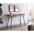 Kings Brand Furniture - Charlier Wood Home Office Computer/Writing Desk, Walnut