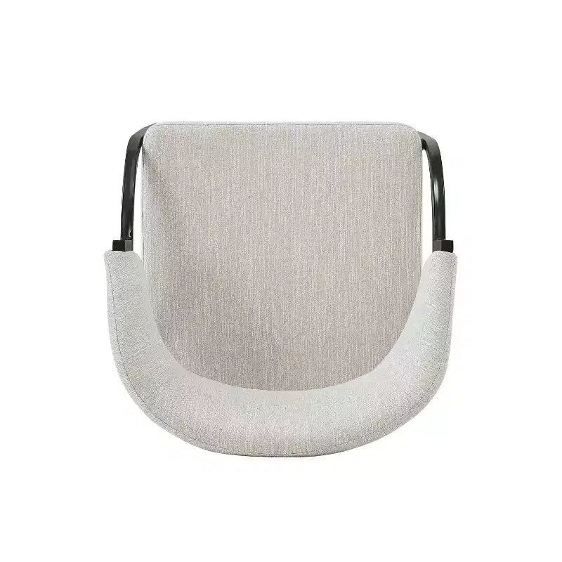 Christopher Knight Home Silas, chaises de salle à manger capitonnées avec accoudoirs et pieds en métal (Lot de 4)