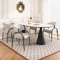 Christopher Knight Home Silas Upholstered Armrest Dining Chairs with Metal Legs (Set of 4)