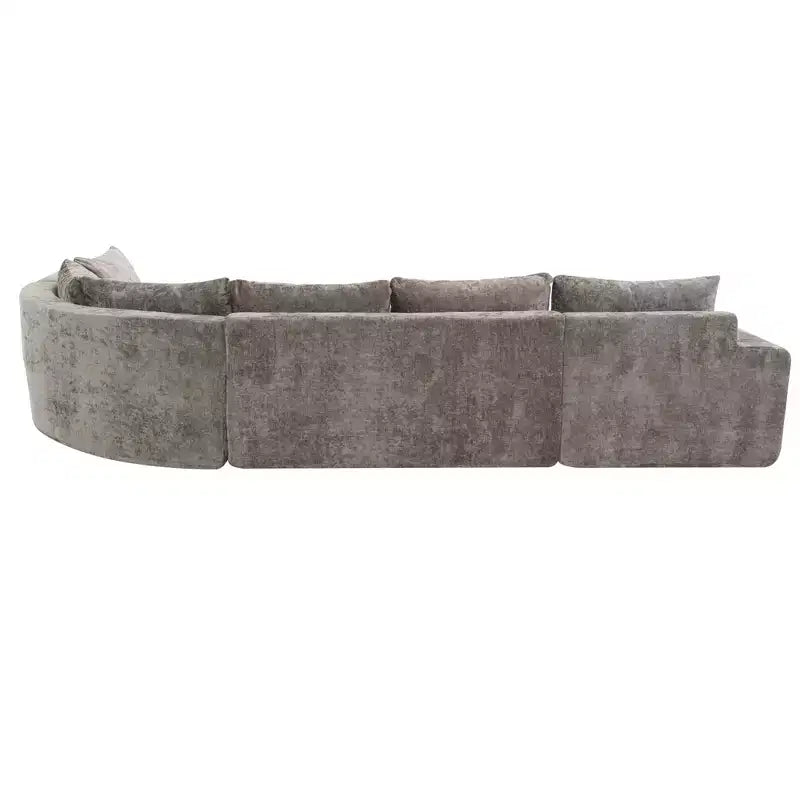 Canapé modulaire surdimensionné 142W, canapé d'angle rembourré Cloud pour salon - ModernLuxe