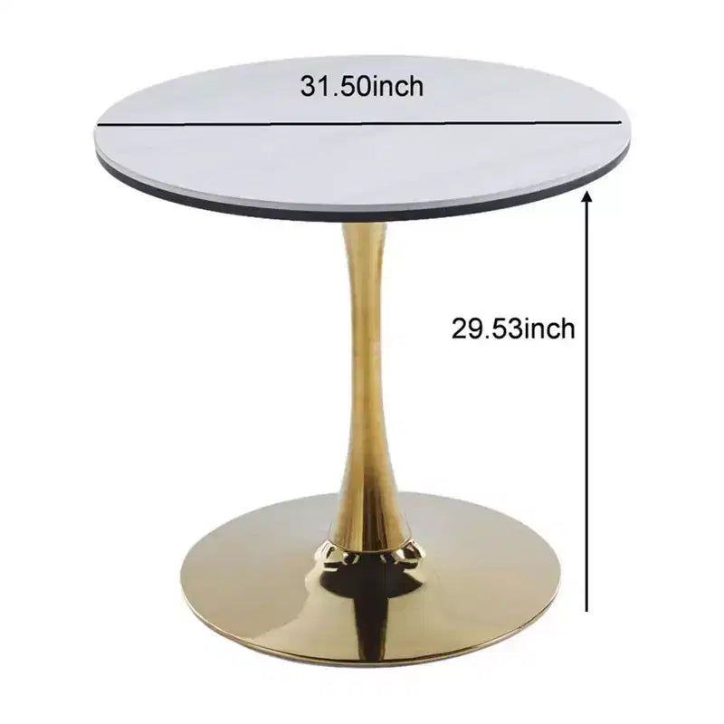 Design minimaliste moderne, convient pour la salle à manger, le salon ou comme table basse décontractée