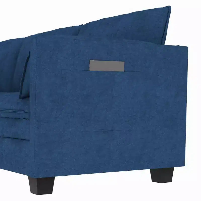 Canapé trois places en forme de L Christopher Knight Home 107,8 avec pouf