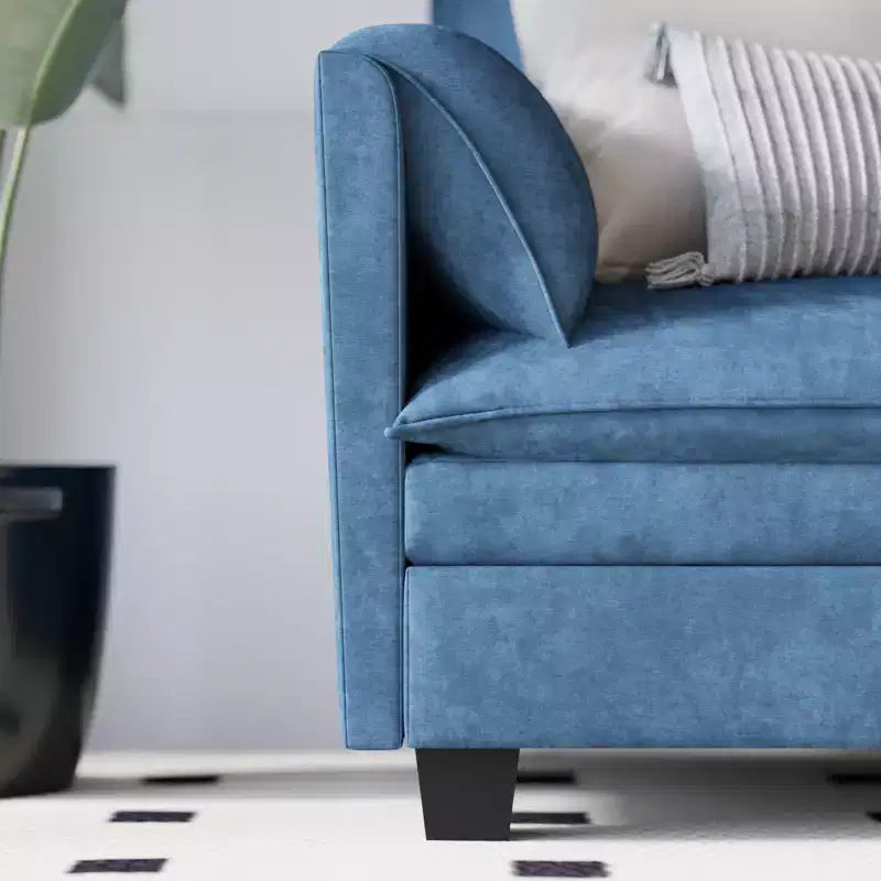 Canapé trois places en forme de L Christopher Knight Home 107,8 avec pouf