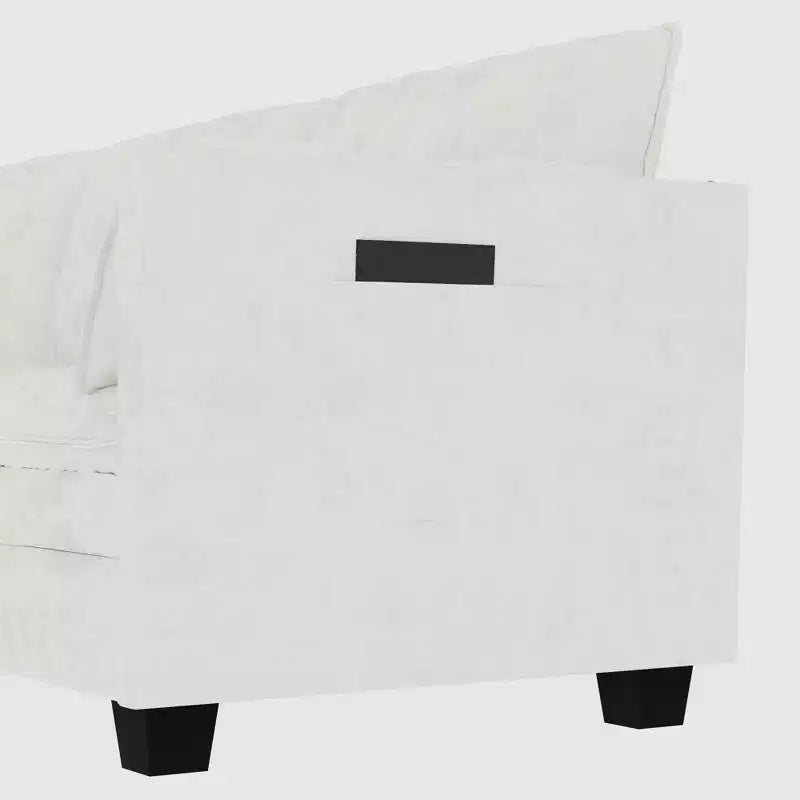 Canapé trois places en forme de L Christopher Knight Home 107,8 avec pouf