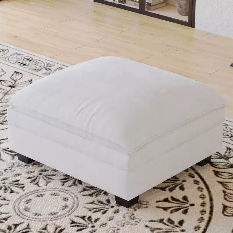 Canapé trois places en forme de L Christopher Knight Home 107,8 avec pouf