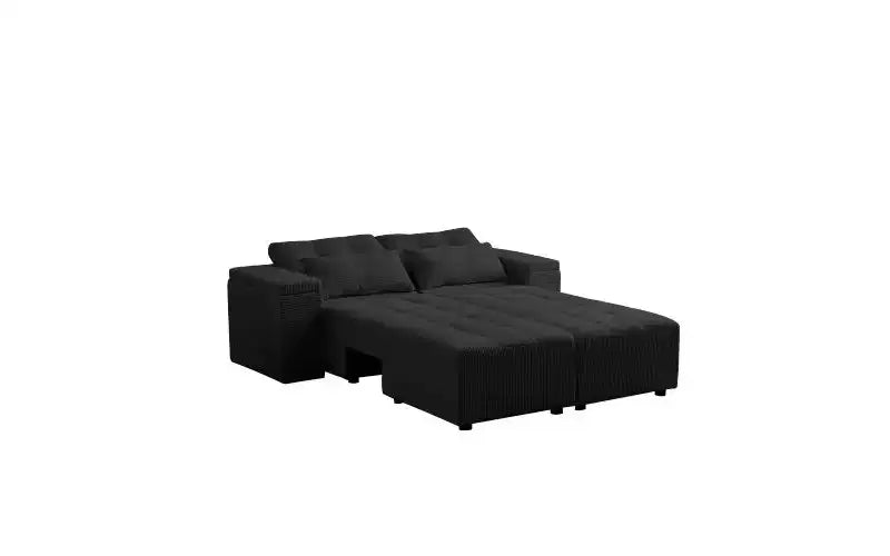 GDFStudio Andy 111 Canapé sectionnel modulaire rembourré avec 4 coussins et rangement