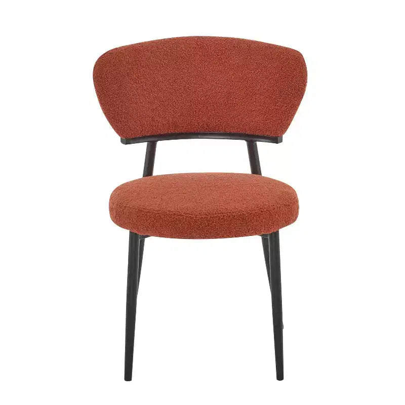 Christopher Knight Home Atrass Chaise de salle à manger rembourrée avec pieds en métal (Lot de 6)