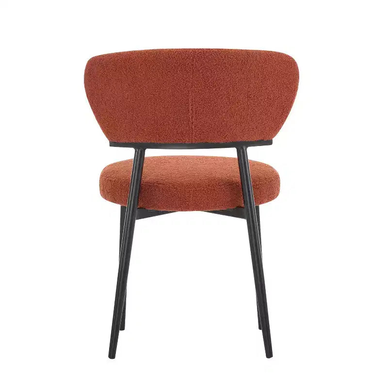 Christopher Knight Home Atrass Chaise de salle à manger rembourrée avec pieds en métal (Lot de 6)