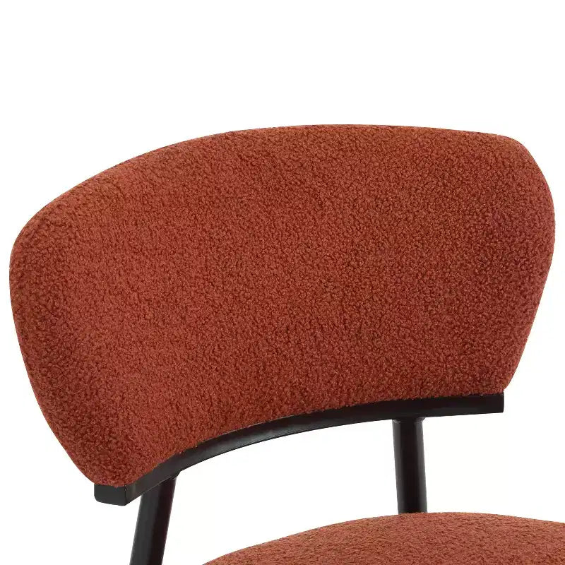 Christopher Knight Home Atrass Chaise de salle à manger rembourrée avec pieds en métal (Lot de 6)