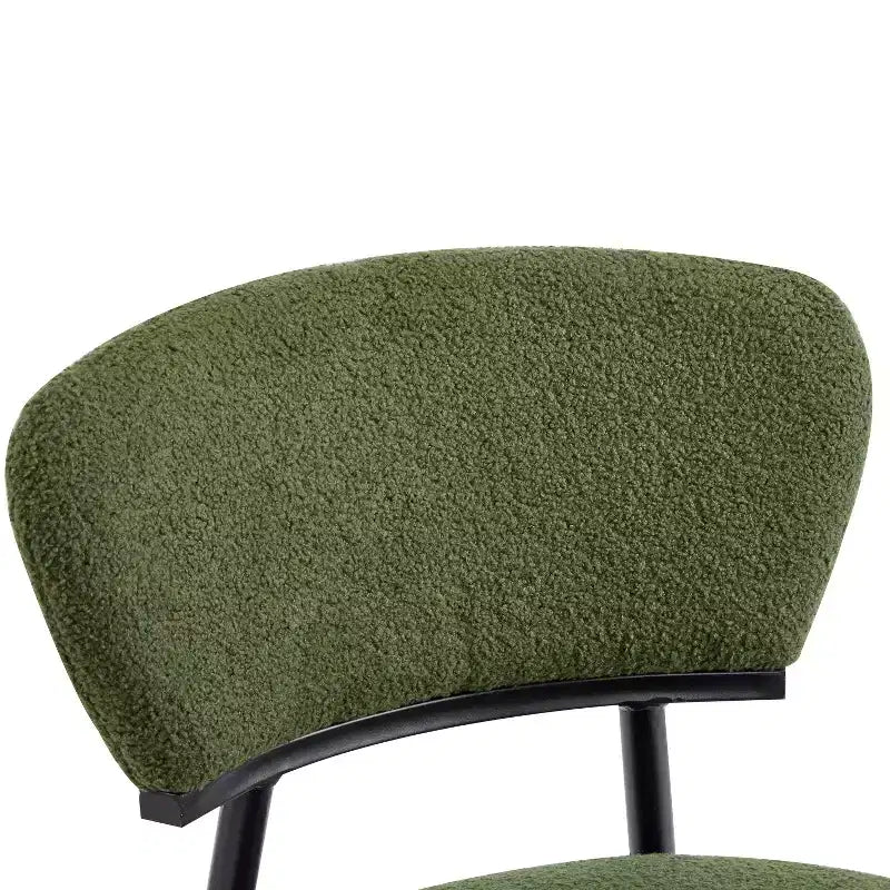 Christopher Knight Home Atrass Chaise de salle à manger rembourrée avec pieds en métal (Lot de 6)