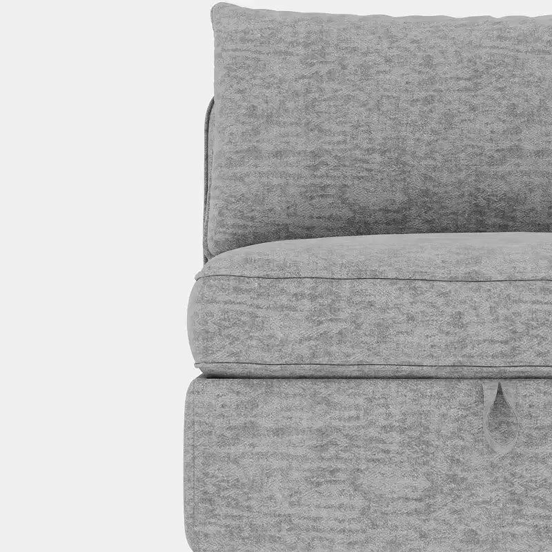 Causeuse de rangement modulable polyvalente Christopher Knight Home Penny 68 avec deux poufs