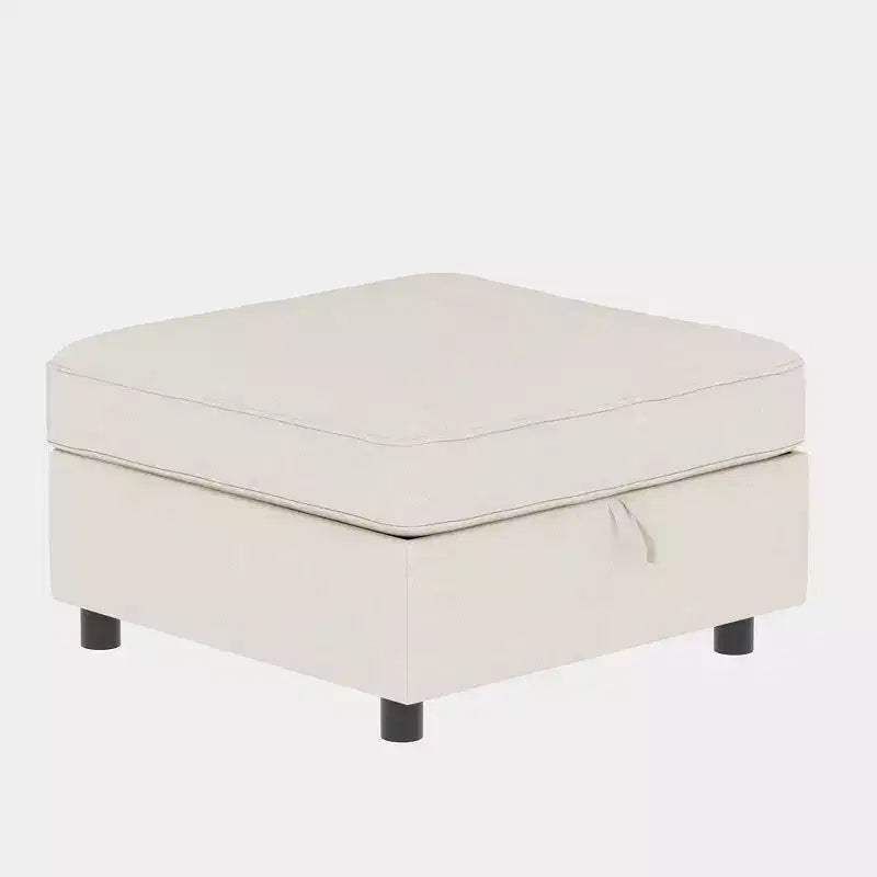 Causeuse de rangement modulable polyvalente Christopher Knight Home Penny 68 avec deux poufs