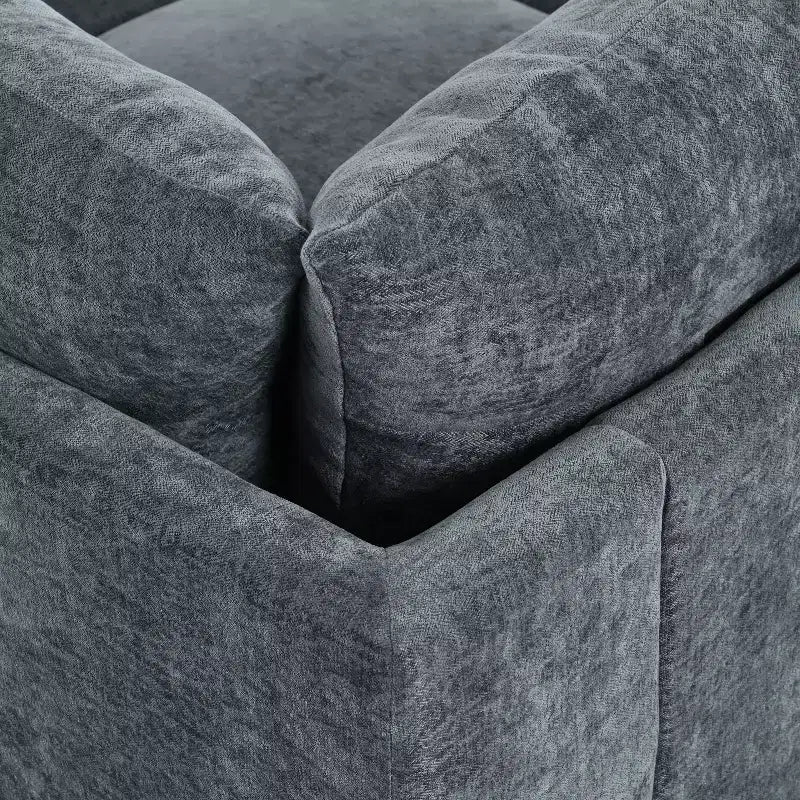 Canapé sectionnel modulaire rembourré Christopher Knight Home Jovie 115,5 avec compartiments de rangement cachés, gris