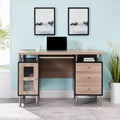 Bureau de secrétariat Home Imports Emporium avec caisson de classement à 3 tiroirs