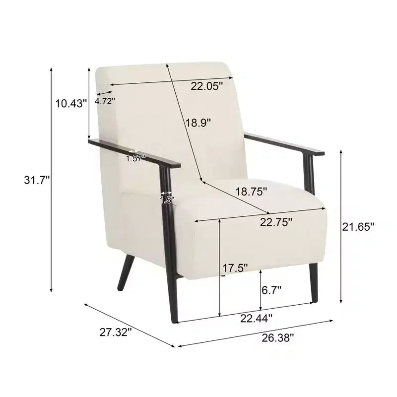 Christopher Knight Home Arnold, fauteuil club moderne en fer tapissé (lot de 2)