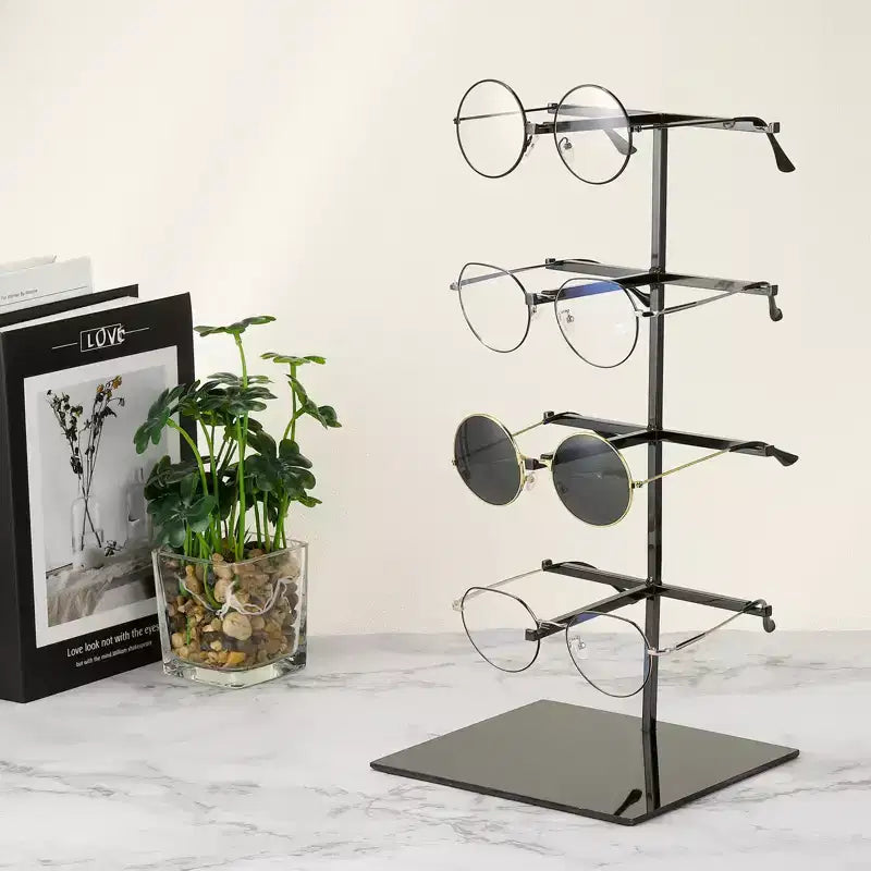 Présentoir à lunettes de soleil compact et durable en acier inoxydable de la marque Unique Bargains