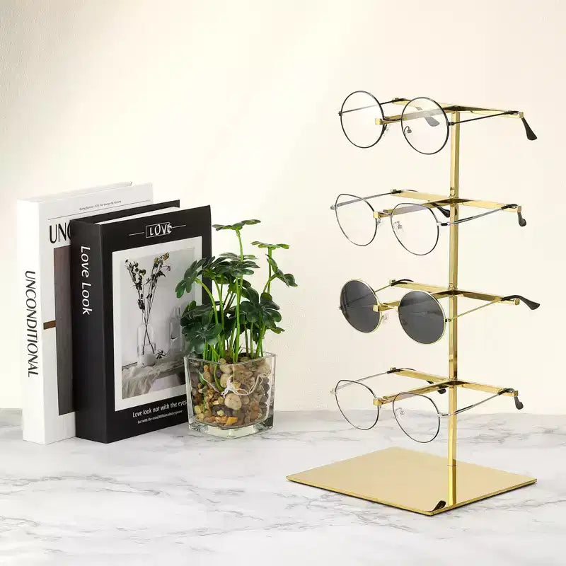 Présentoir à lunettes de soleil compact et durable en acier inoxydable de la marque Unique Bargains