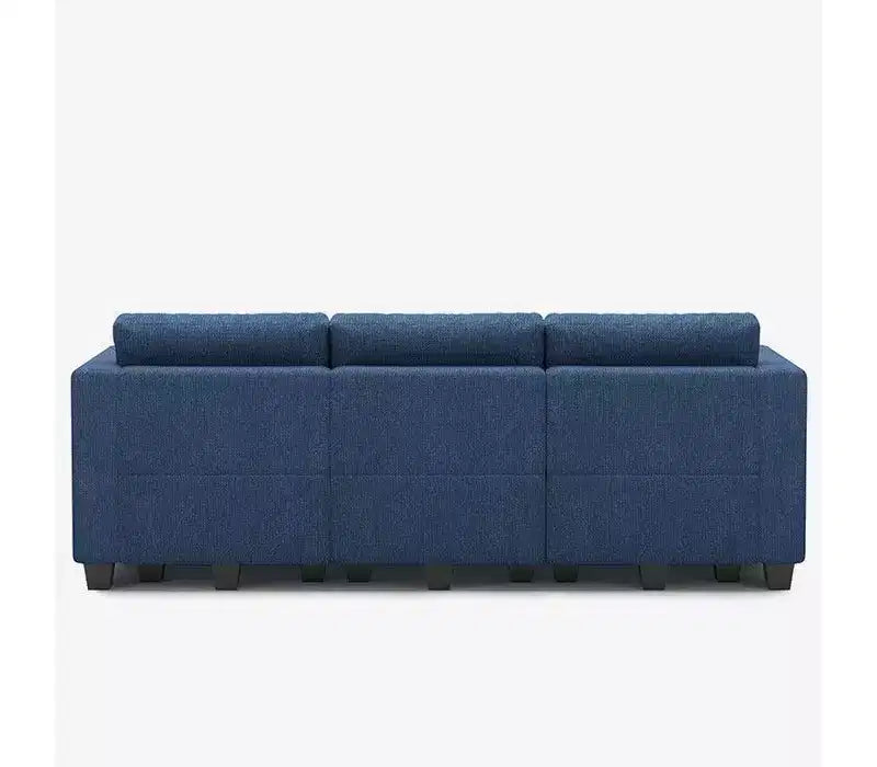 Canapé Modulable Belffin en Tissu avec Rangement (5 Places + 5 Côtés)