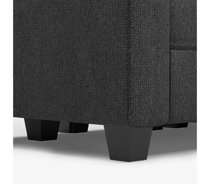Canapé Modulable Belffin en Tissu avec Rangement (5 Places + 5 Côtés)