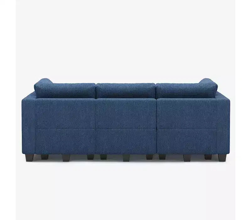 Canapé-lit modulaire Belffin Weave avec siège de rangement (6 places + 7 côtés)