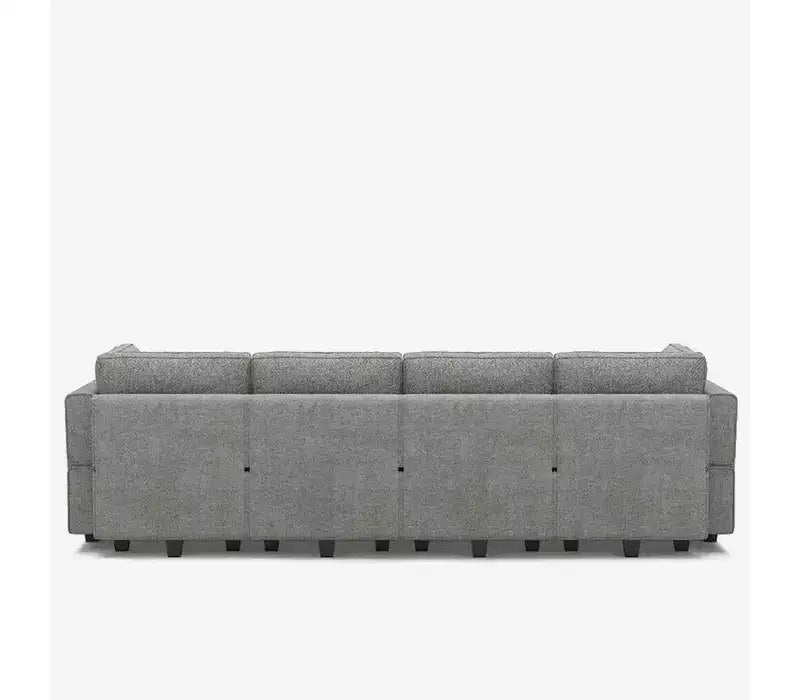 Canapé modulable Belffin Terry avec rangement intégré (6 places + 8 côtés)