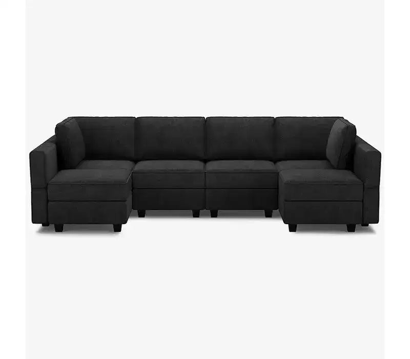 Canapé modulable Belffin Terry avec rangement intégré (6 places + 8 côtés)