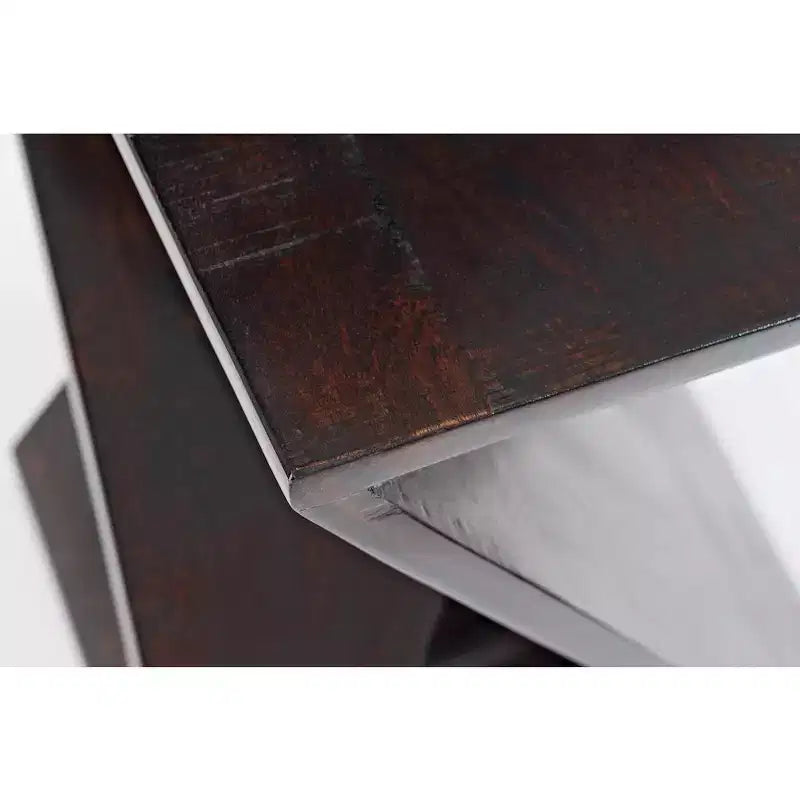 Jofran, Table Jasper moderne en manguier massif avec angles - Marron