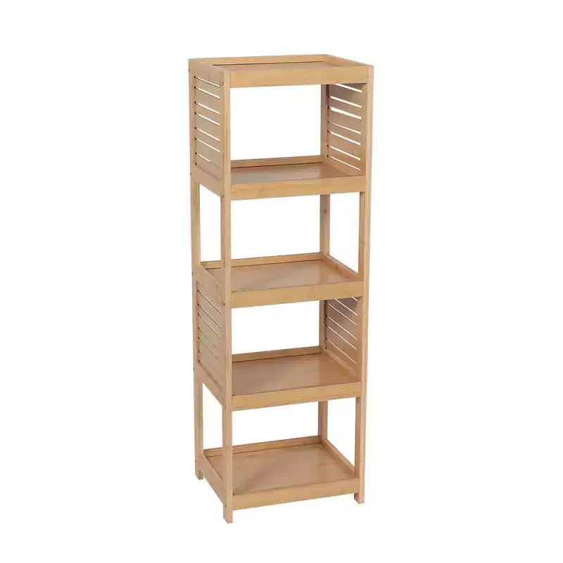 Meuble de rangement à étagères ouvertes Evideco French Home Goods, design ventilé, naturel - Collection Trinidad
