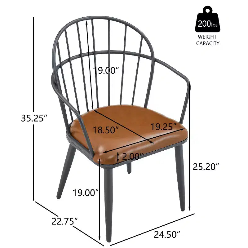 Ensemble de salle à manger 5 pièces avec 4 chaises de salle à manger et table ronde/carrée, Noir+Naturel/Noyer-ModernLuxe