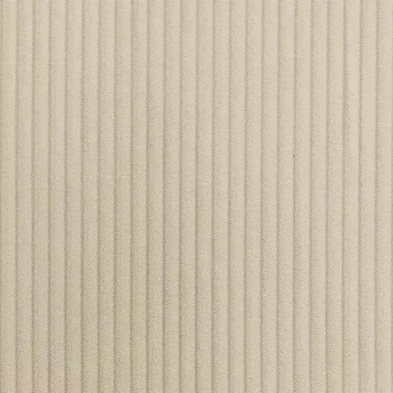 Canapé 3 places moderne en velours côtelé GDFStudio Rod 102 avec porte-gobelets, support de téléphone portable, rangement d'accoudoir et pouf