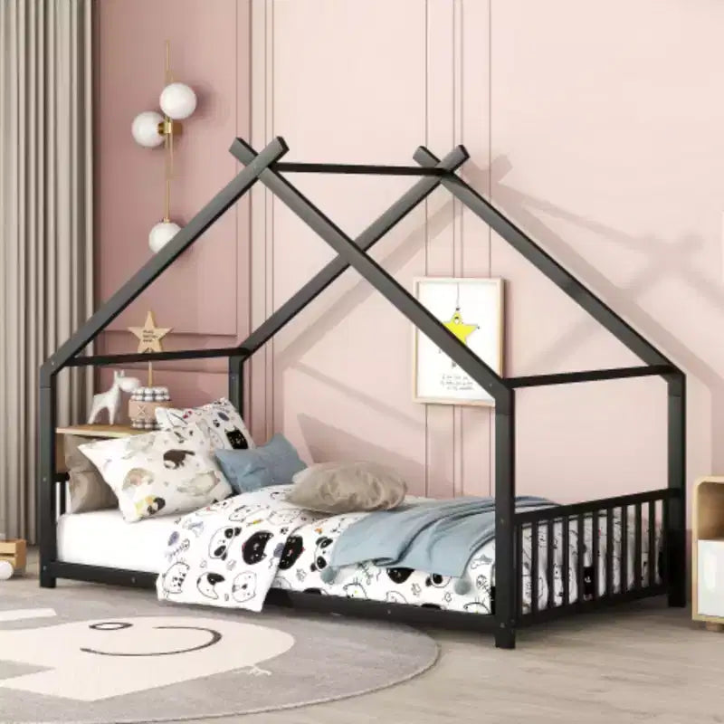 Metal Twin Bed Frame with an Exceptional House Design