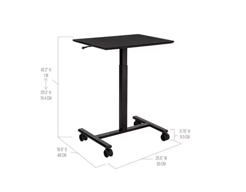Chariot de bureau mobile pneumatique airLIFT de Seville Classics